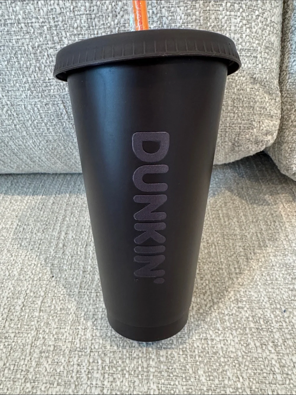 PARKE X DUNKIN’ limited edition tumbler Espresso with Orange Straw nwt